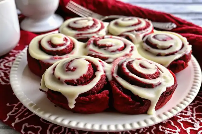 Easy Red Velvet Cinnamon Rolls Recipe