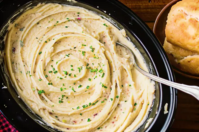 Best Slow Cooker Garlic Mashed Potatoes Recipe