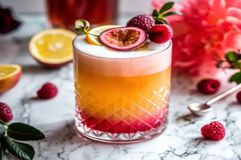 Easy Raspberry Passionfruit Tequila Sour Recipe