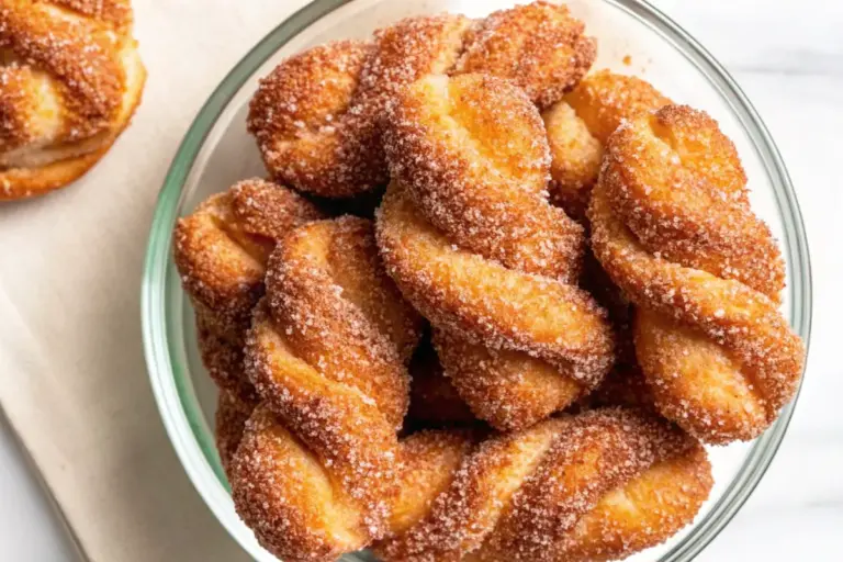 Homemade Cinnamon Sugar Twist Donuts Recipe