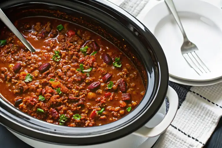 Healthy Slow Cooker Chili Recipe