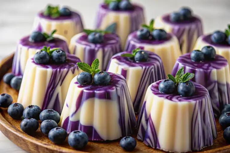 Easy Blueberry Swirl Greek Yogurt Bites Recipe