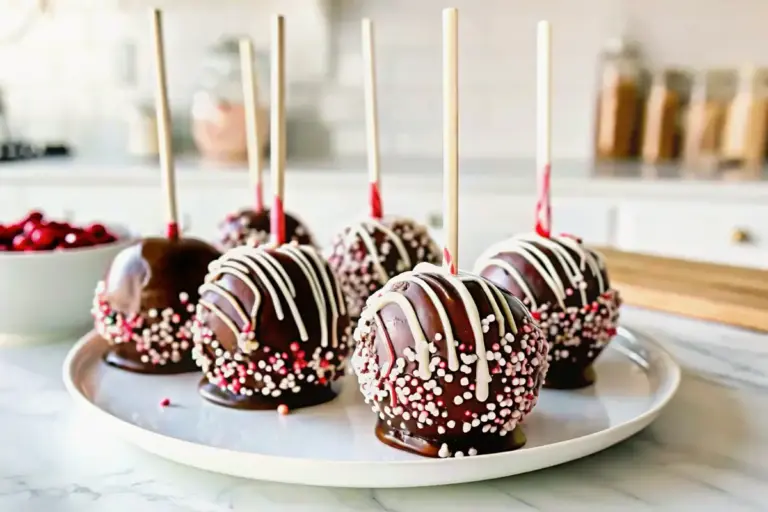 Easy Peppermint Bark Apples Recipe