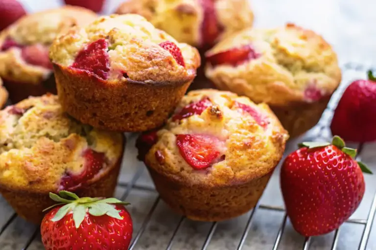 Healthy Perfect Strawberry Muffins Recipe