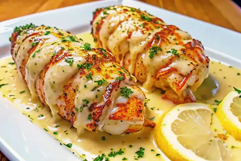 Easy Creamy Garlic Butter Lobster Tails Recipe