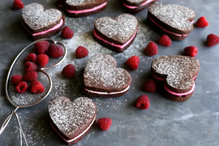 Homemade Heart Shaped Brownies Recipe