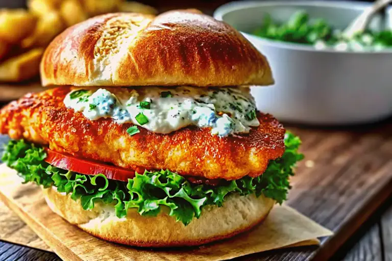 Easy Crispy Fried Cod Sandwich Recipe