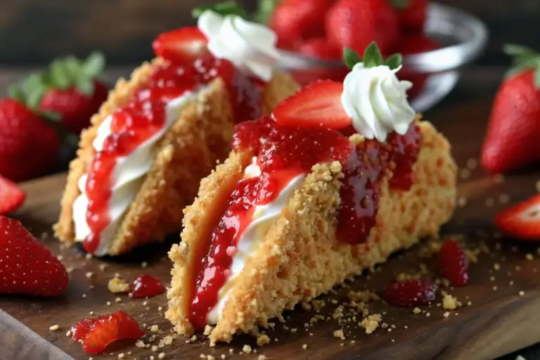 Easy Strawberry Crunch Cheesecake Tacos Recipe