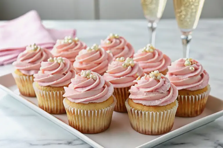 Easy Champagne Cupcakes Recipe