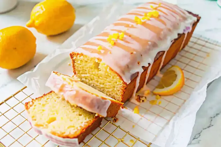 Easy Glazed Lemon Loaf Cake Recipe