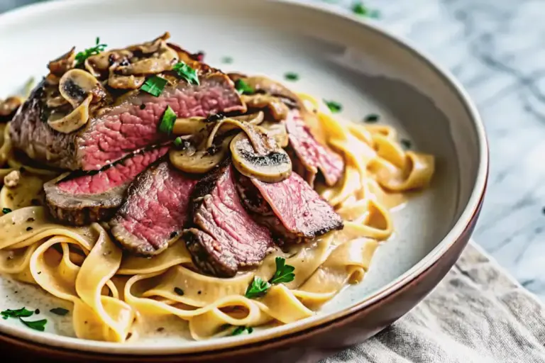 Healthy Creamy Prime Rib Stroganoff Recipe