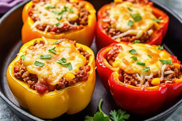 Best Ultimate Beef Stuffed Bell Peppers Recipe