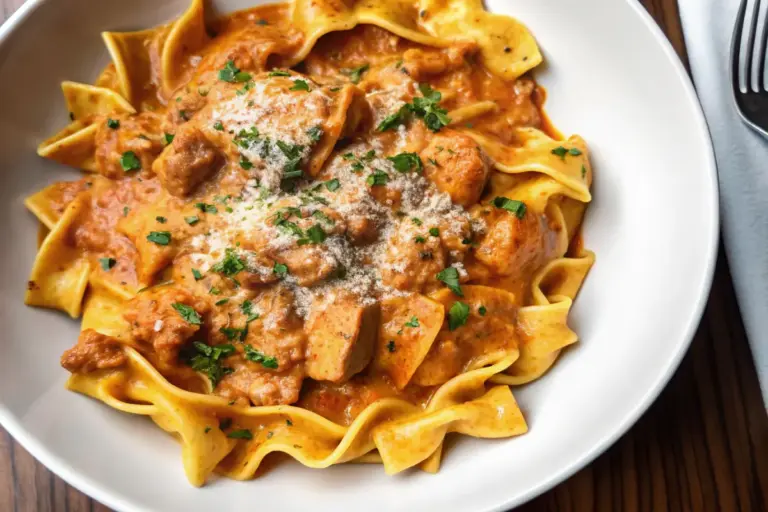 Homemade Cowboy Butter Chicken Pasta Recipe