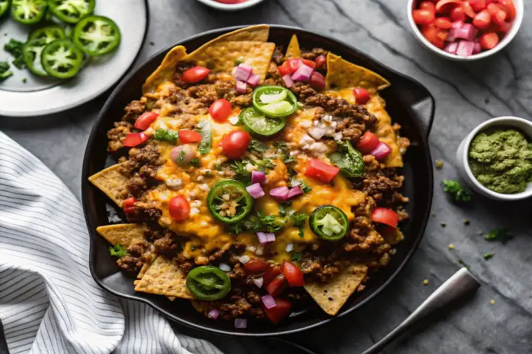 Best Ultimate Loaded Beef Nachos Recipe