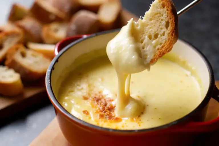 Homemade White Cheddar Fondue Recipe