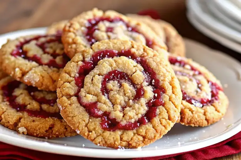 Easy Homemade Raspberry Crumble Cookies