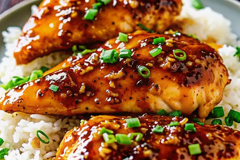 Homemade Honey Garlic Chicken Breasts Recipe