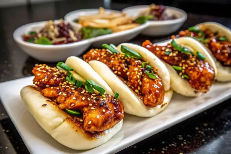 Easy Korean Chicken Bao Buns Recipe