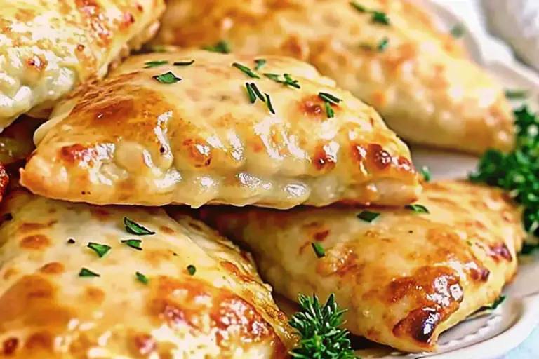 Quick Chicken Alfredo Calzone Recipe
