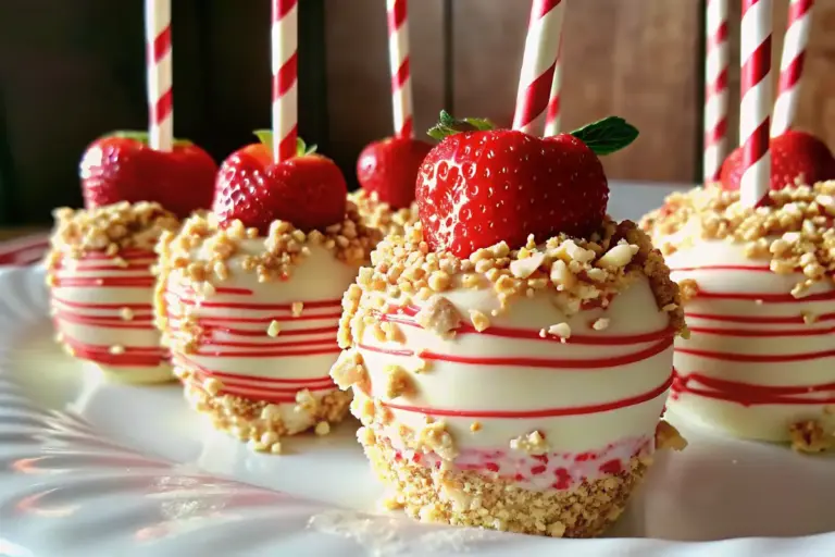 Easy Strawberry Shortcake Candy Apples Recipe