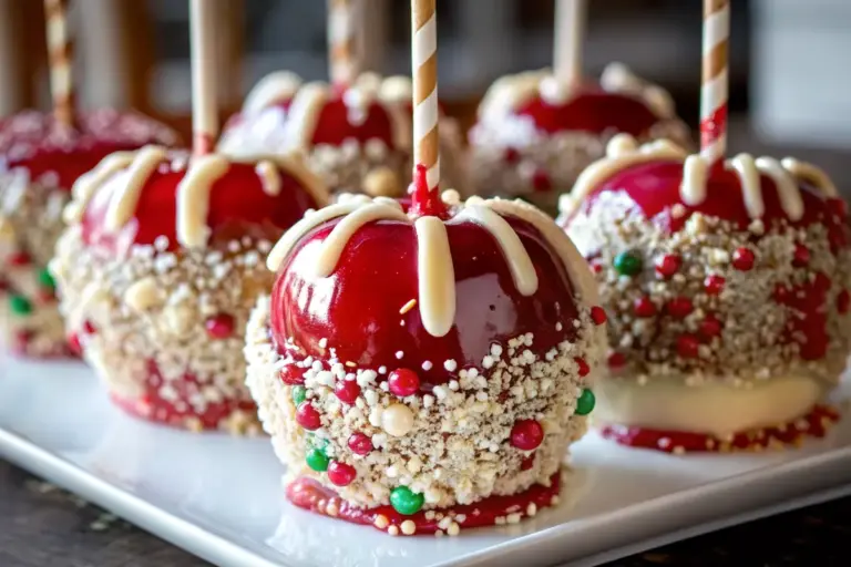 Easy Frosty Wonderland Candy Apples Recipe
