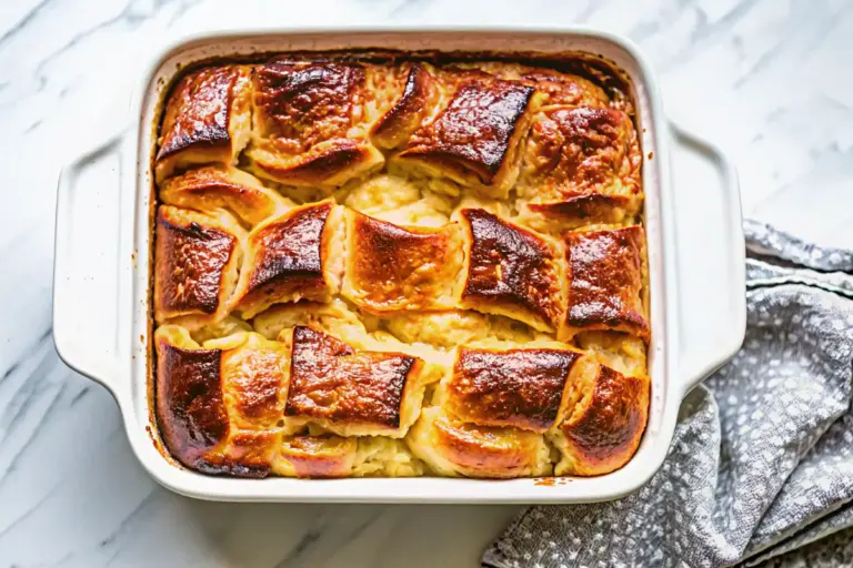 Quick Croissant Bread Pudding Recipe