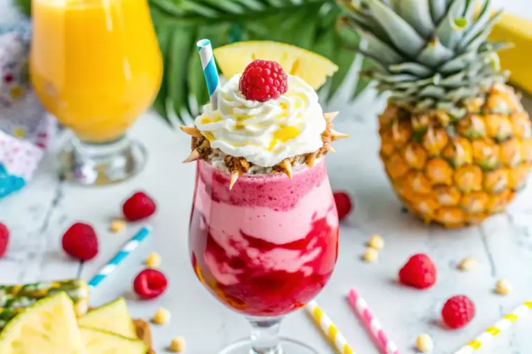 Homemade Raspberry Piña Colada Recipe