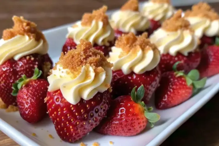 Easy Deviled Strawberries Recipe