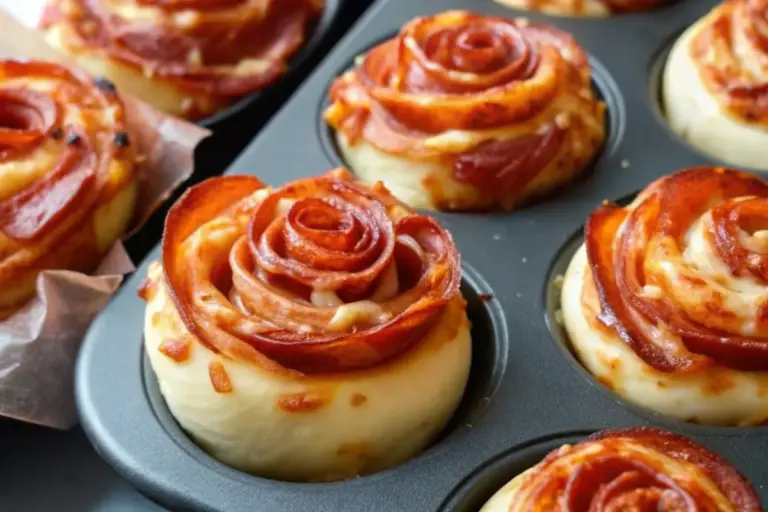 Homemade Pizza Roses for Valentine’s Day Recipe