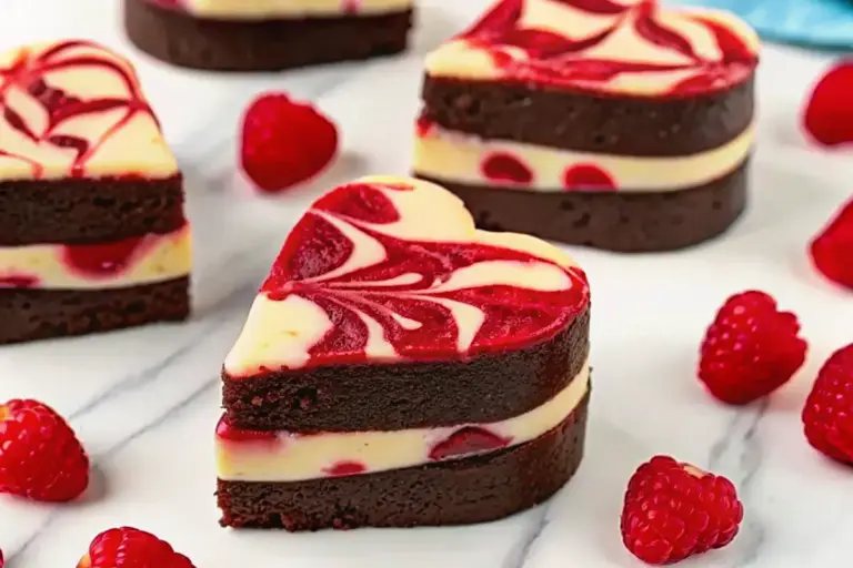 Easy Heart Shaped Brownies Recipe