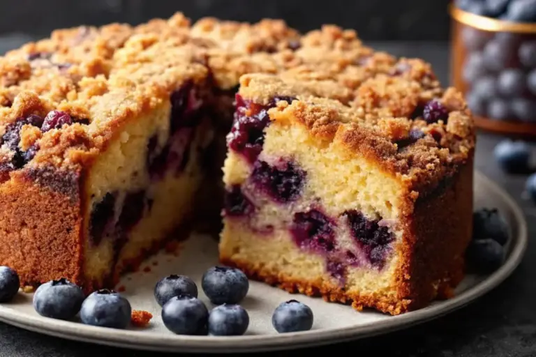 Easy Blueberry Coffee Cake Recipe