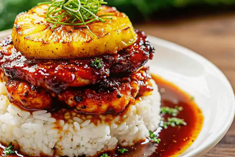 Best Hawaiian Huli Huli Chicken Stack Recipe