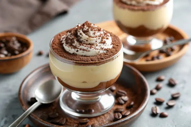 Homemade Protein Tiramisu Pudding Recipe