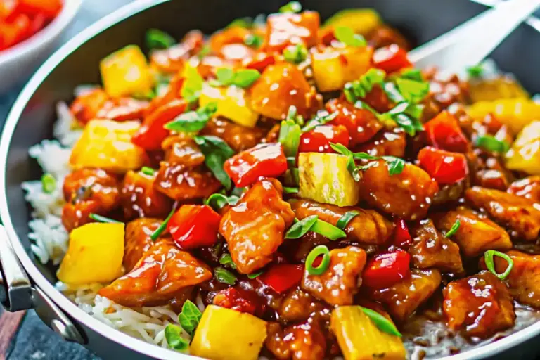 Healthy Pineapple Chicken Recipe