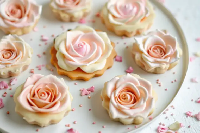 Simple Rose Petal Sugar Cookies Recipe