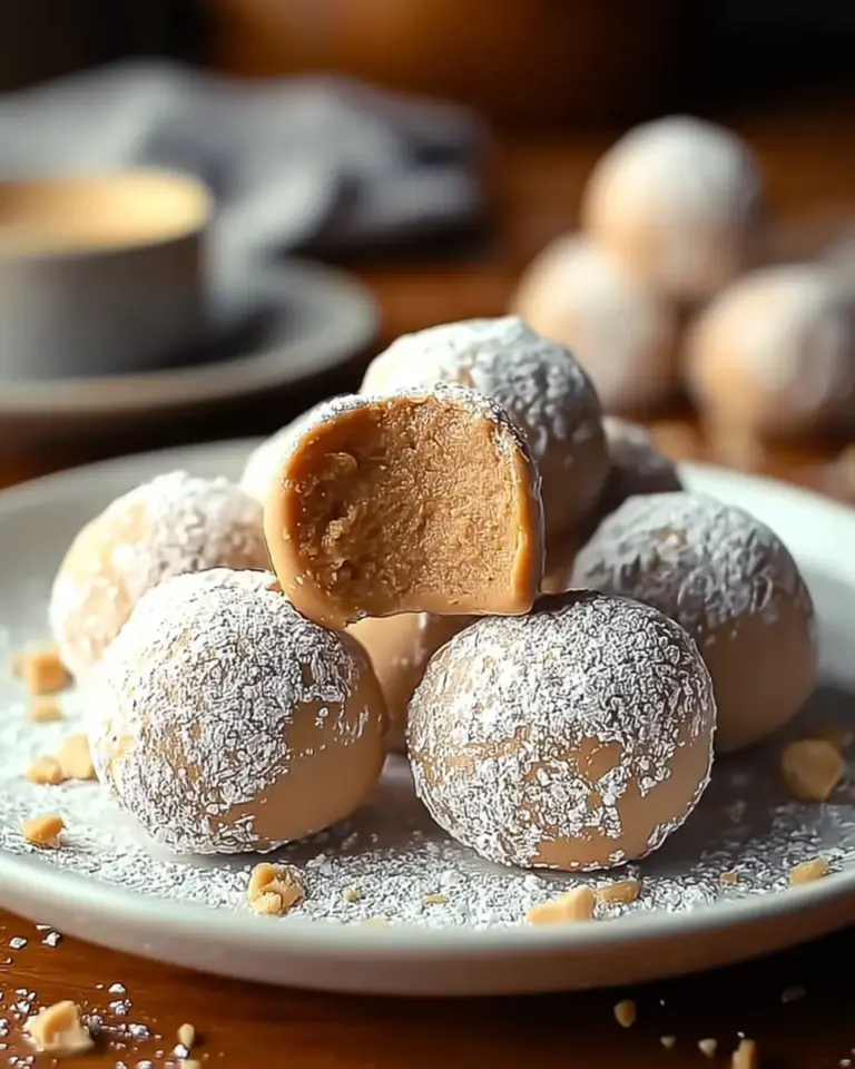 A delicious plate of 3-Ingredient Peanut Butter Balls