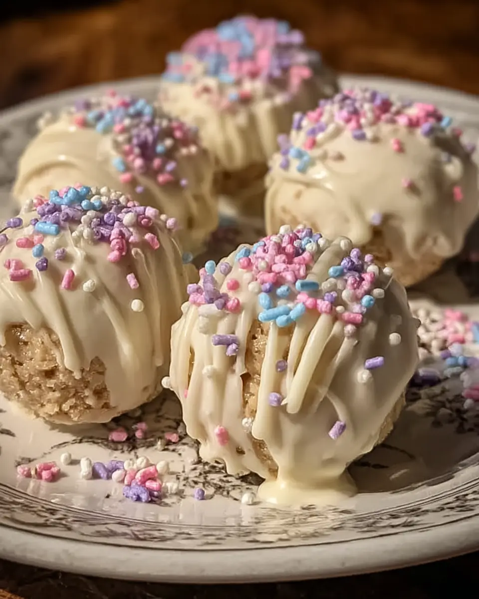 A delicious plate of Banana Pudding Easter Truffles: 45-Minute Irresistible No-Bake Treat.