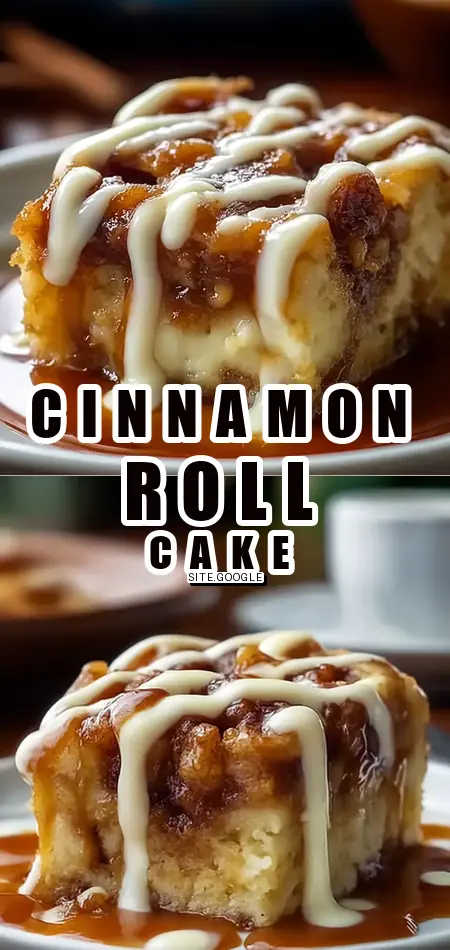 Irresistible Caramel Apple Cinnamon Roll Dump Cake Delight