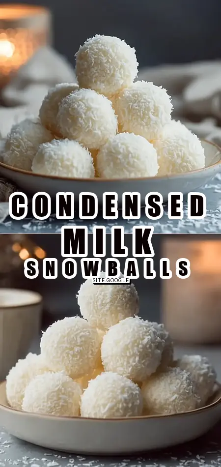 Sweetened Condensed Milk Snowballs – No-Bake Delight Awaits
