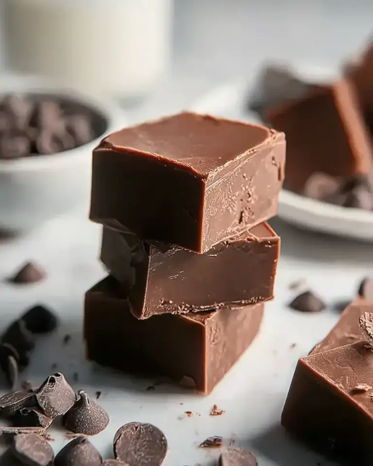 A delicious plate of Decadent Fudge: Easy 3-Ingredient Dessert