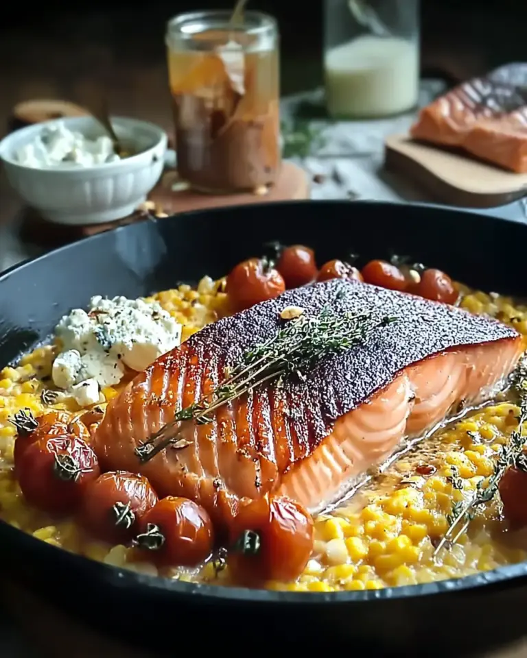 A delicious plate of Delicious High Protein Mediterranean Salmon in 25 Minutes!