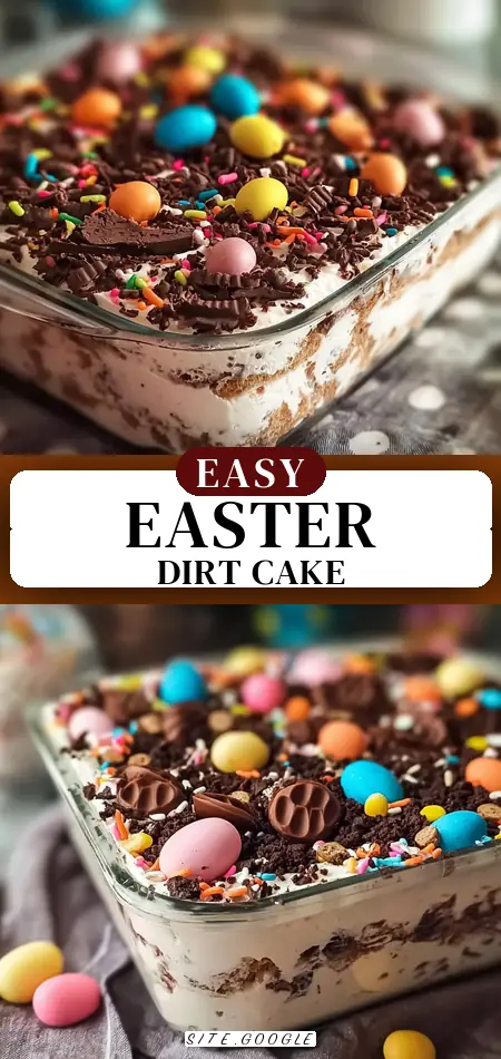 Easter Dirt Cake Casserole