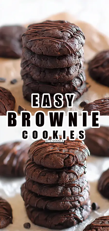 3 Ingredient No Bake Brownie Cookies