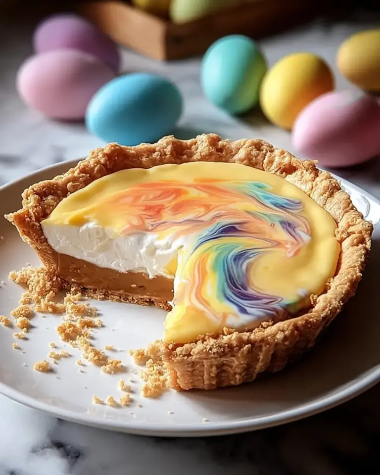 A delicious plate of Easter Swirl Pie Recipe