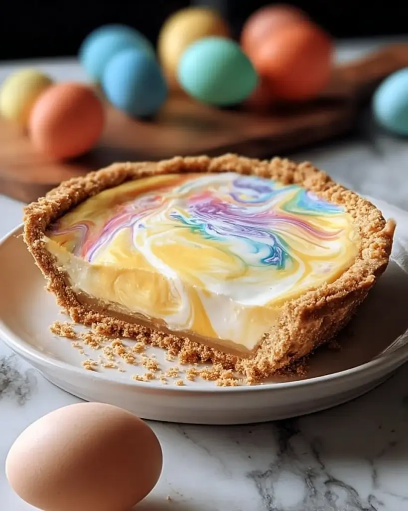 A delicious plate of Easter Swirl Pie Recipe