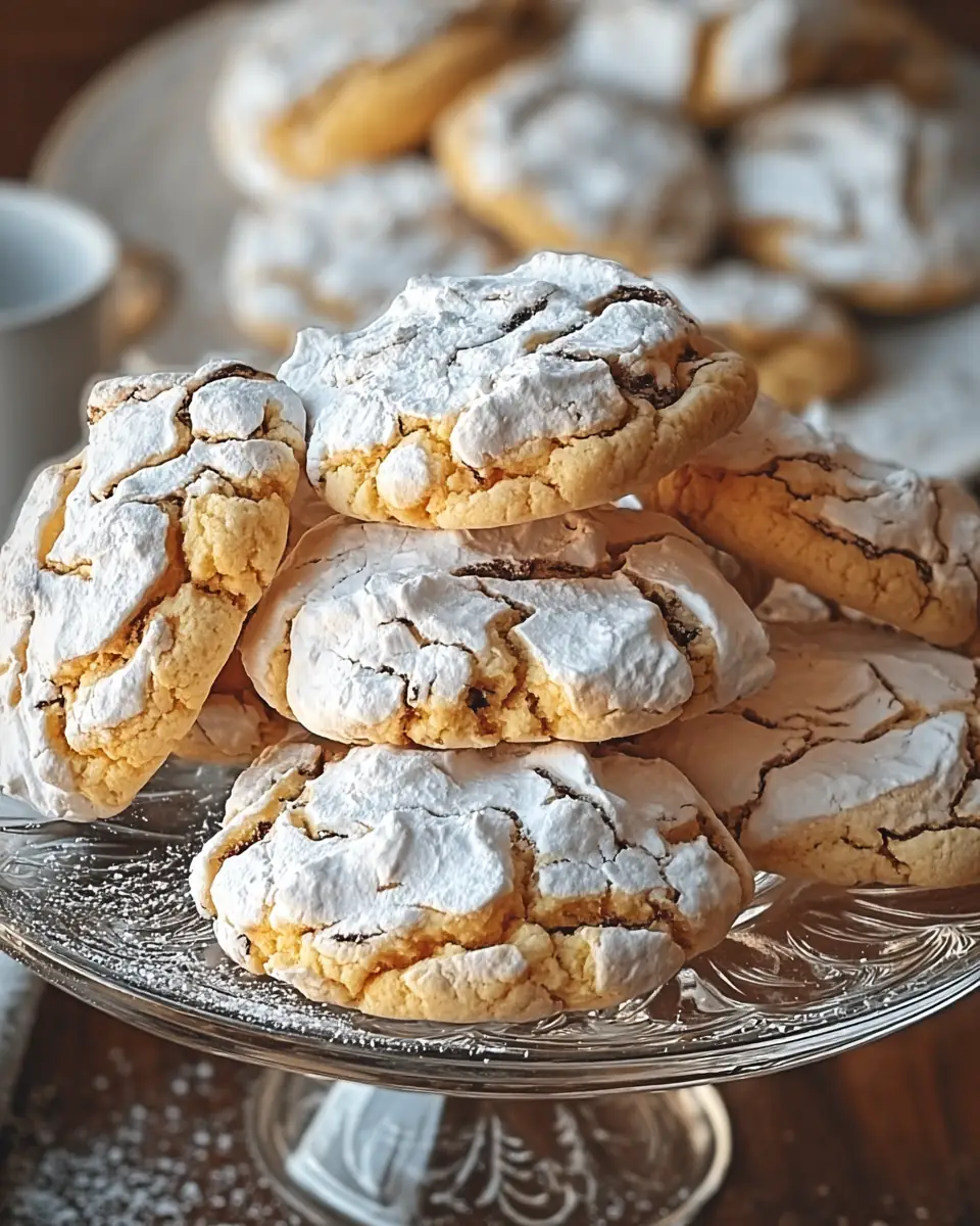 A delicious plate of Easy 3-Ingredient Cool Whip Cookies