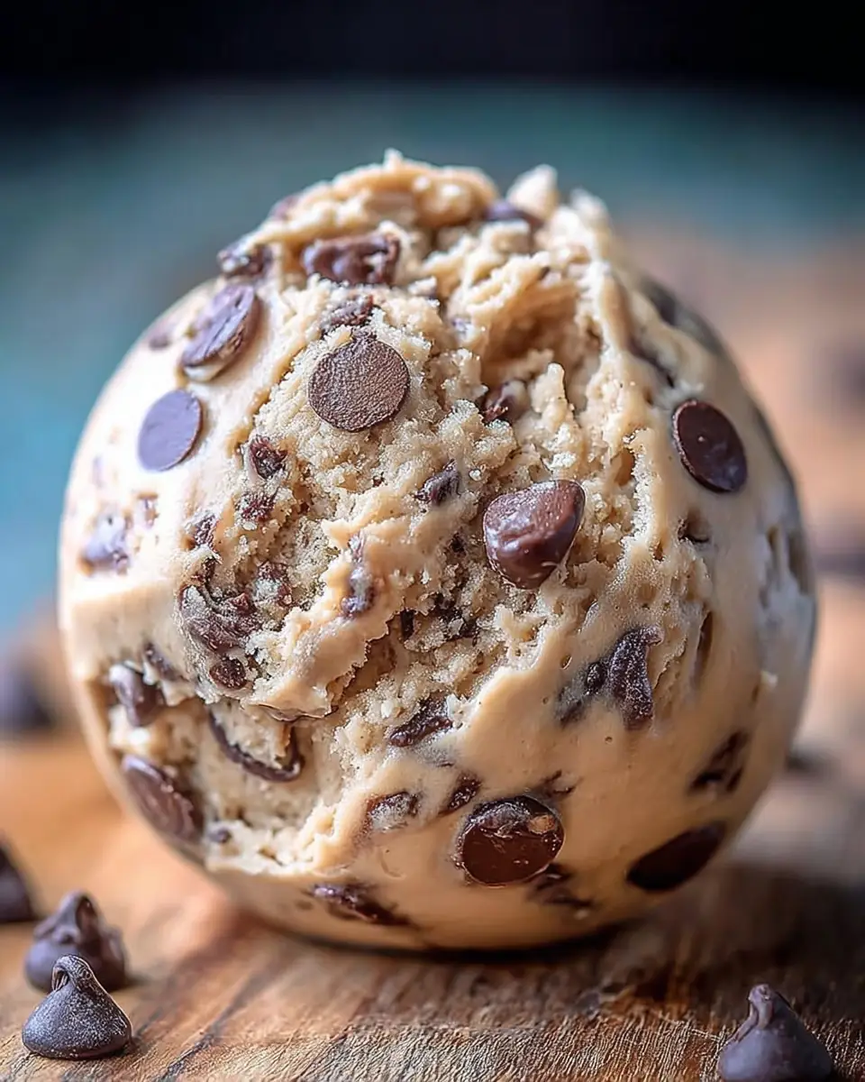 A delicious plate of Edible Protein Cookie Dough