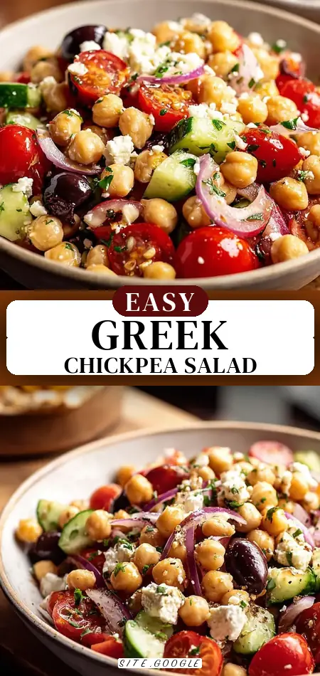 Greek Chickpea Salad