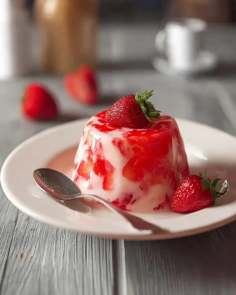 A delicious plate of Greek Yogurt Jello
