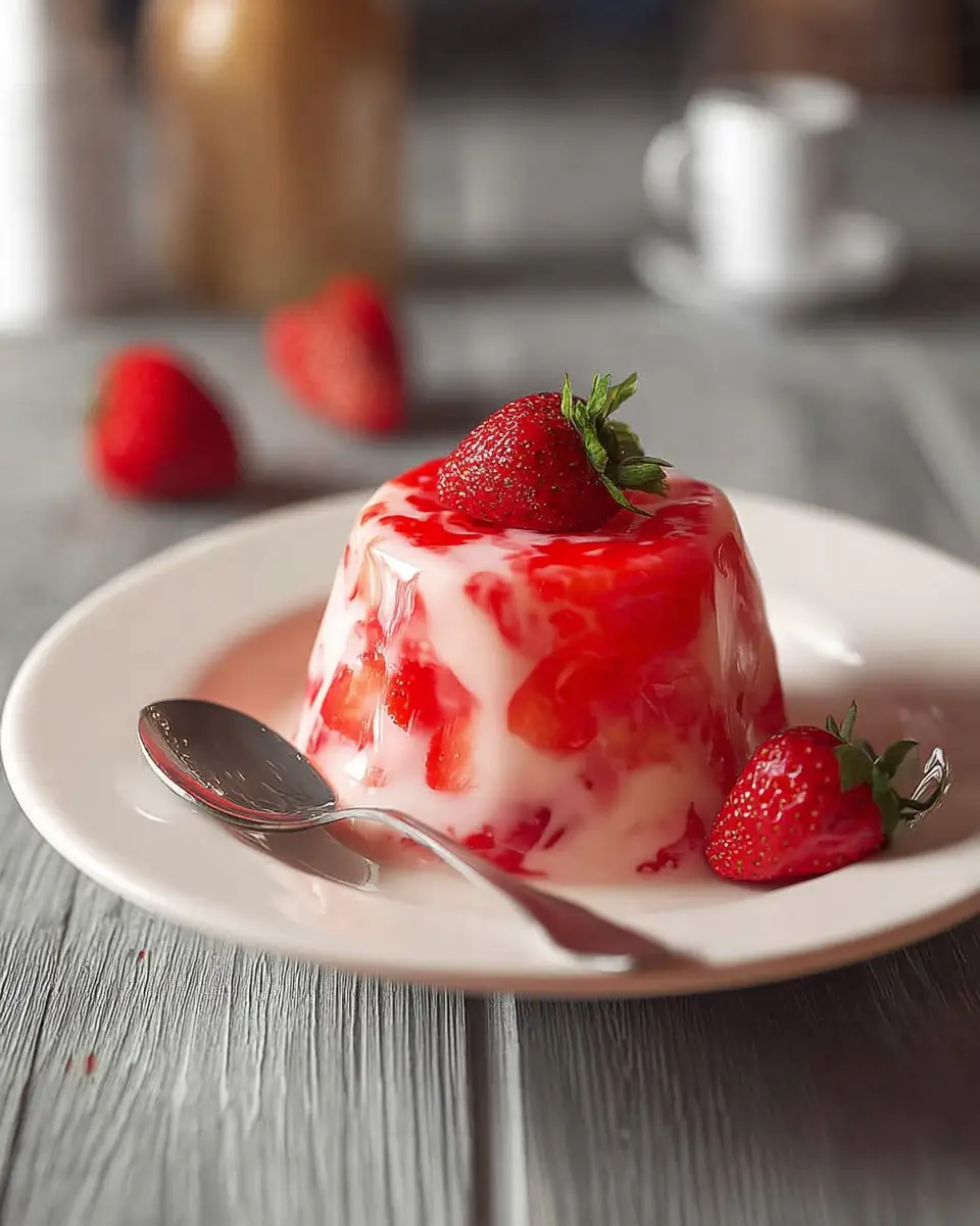A delicious plate of Greek Yogurt Jello
